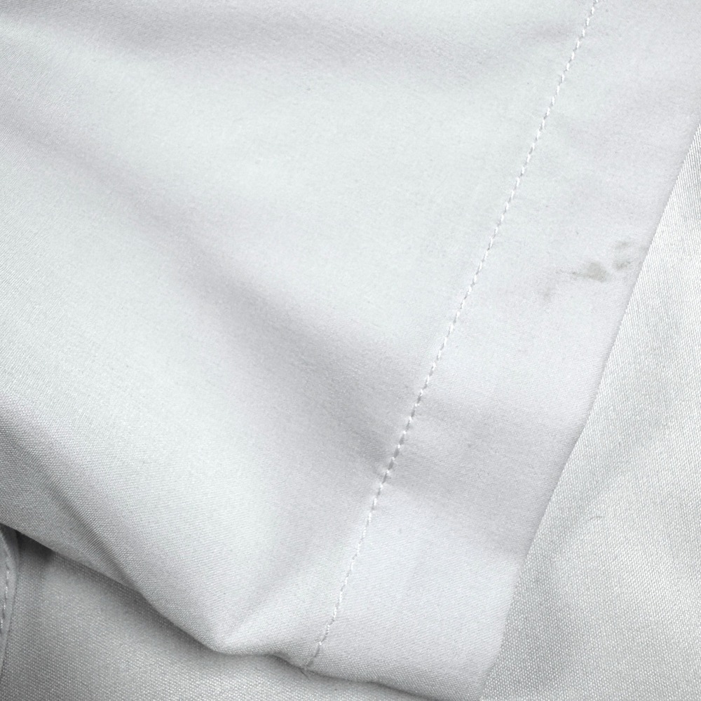 William Murray Short Sleeve Golf Shirt Men XXL Solid White Snap Down Stretch NEW - Picture 7 of 11
